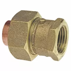 Union, 3/4"Solder Cup x FNPT Bronze 733-3 Series