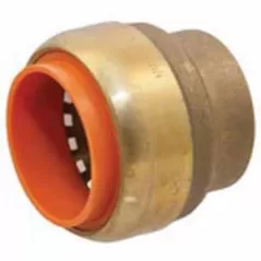 Tube Cap, 1/2"Push Brass P717 Series