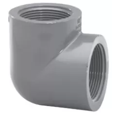 1" 90 Elbow PVC Sch. 80 FPT | 808-010