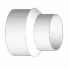 Reducer Bushing, 8" x 6"Spigot x Hub PVC P Series SDR-35 Concentric Solvent Weld
