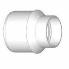 Adapter Bushing, 6"Solvent Sewer Spigot x Solvent DWV Hub PVC P Series SDR-35 Solvent Weld