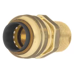 Adapter, 3/4"Solder Cup x MNPT 204 Series TecTite Push Fit, Lead Free Brass