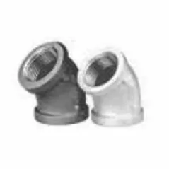 Elbow, 1"FNPT Galvanized Malleable Iron 45 Degrees