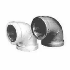 Elbow, 1-1/2"FNPT Galvanized Malleable Iron 90 Degrees