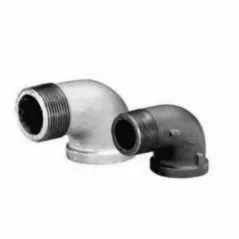 Street Elbow, 3/4"MNPT x FNPT Galvanized Malleable Iron 90 Degrees