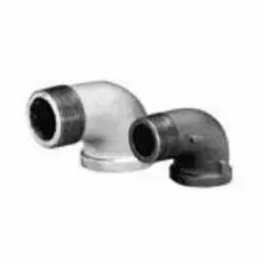 Street Elbow, 1-1/4"MNPT x FNPT Galvanized Malleable Iron 90 Degrees
