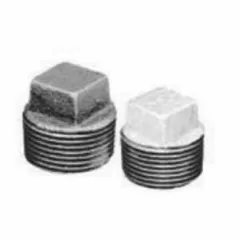 Pipe Plug, 3/4"MNPT  Galvanized Malleable Iron Square Head