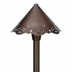 Alliance Lighting Area Light Hat, Aged Brass 7.5" | AOLAL400