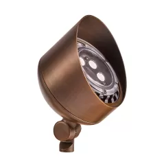Alliance Lighting Bullet Up Light, 4 - 10W Bi-Pin PAR36 LED Brass | AOLBL300BT