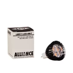 Alliance Lighting Lamp, 4W MR-11, 175 Lumens 2900K Cree Xpc LED | LMR11-LED-4W-F