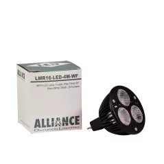 Alliance Lighting Wide Flood Light, 4W MR-16, 250 Lumens 2900K Cree XPC LED | AOLLMR16LED4WWF