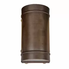 Alliance Lighting Wall Sconce, 6W Ceramic Bi-Pin G4 LED Aged Brass | WS100-LED