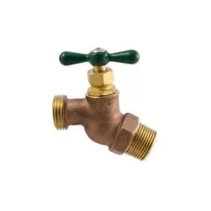 Aqualine Hose Bibb, 1/2" X 3/4"Fipt X Mht Brass | HB075M
