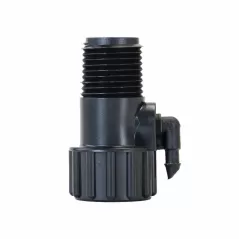 Extension Adapter, 1/2" x 1/2" x 1/4"FIPT x MIPT x Barb Black 21D1 Series Riser