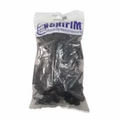 Tee, 1/2" Black 21D1 Series Riser Swivel