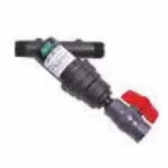 Wye Filter, 1" 150 Mesh 18 gpm 150 psi Black 4E Plastic Spin Clean Series with Screen