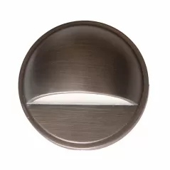 Alliance Lighting SL100 Series Step Light, 3W G4 Bi-Pin LED Aged Brass | SL100-LED