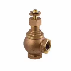 Angle Valve, 2" Brass 150 psi AV Series 1-Piece Rising Swivel without Union