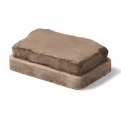 Paver, 2-3/8" Pebble Taupe 7-Piece Random Bundle Reala and Ultima Technology Courtstone Elegance