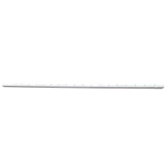Gravity Sewer Pipe, 4" x 10' Bell End White PVC Perforated