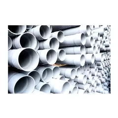 Pipe, 8" x 10'Bell End PVC Solid