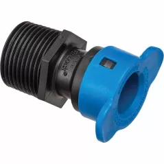 1/2" x 3/4" Push x MPT ABS Stainless Steel and EPDM Seal UV-Resistant Pipe Adapter | 37975