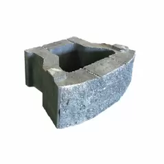 Borgert Products Retaining Wall, 16" x 12" x 6" Curved Split Face PanoMur | 8PW18