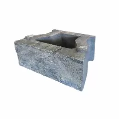 Borgert Products Retaining Wall, 16" x 12" x 6" Straight Split Face PanoMur | 8PWS05