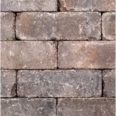Retaining Wall, 12" x 8" x 4" Rectangular Minnesota River Strassen