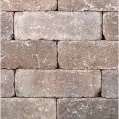 Retaining Wall, 12" x 8" x 4" Rectangular Boulder Blend Strassen