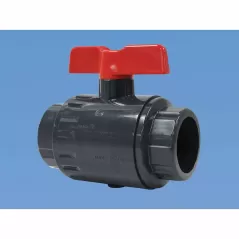 Ball Valve, 1-1/2"FNPT PVC 150 psi Type 27 Series 1-Piece