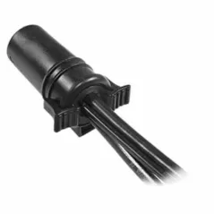 Wire Connector, 30 V 10 A 18-10 AWG Copper/Copper Black 12/Pack Low Voltage