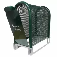 Protection Enclosure, 10" x 22" x 24" Forest Green Steel Backflow Hinged