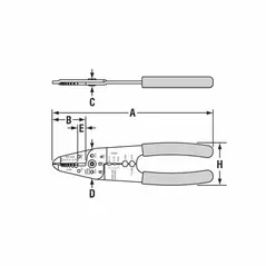 T Christy Enterprises Wire Stripper, 8.5" | 908G