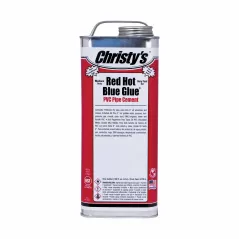 PVC Cement, 1 QT Can Low VOC Deep Blue