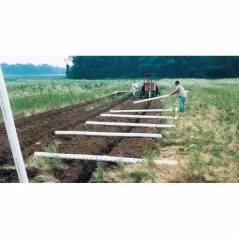 ADS Drainage Pipe, Triple Wall, Bell-End x Spigot, 3" x 10' | DPE030TWS