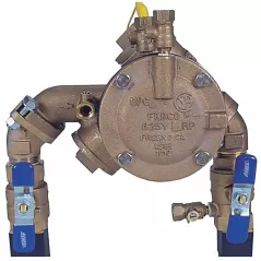 Pressure Zone Assembly, 1-1/2"FNPT Lead Bronze 175 psi 825YA-QT RP Series N-Pattern Reduced