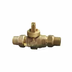 Ball Valve Curb Stop, 3/4"Copper Flare Lead-Free Cast Brass 300 psi 203NL Series