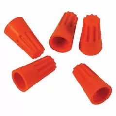 Wire Nut, 18-14 AWG Orange 10/Unit 100/Box Size 72B