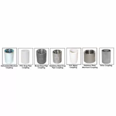 Pipe Coupling, 2" x 2-1/2" Chamfered End Stainless Steel Drop