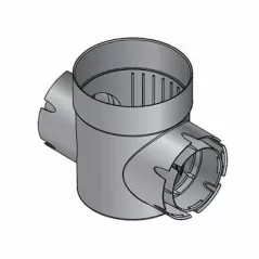 Basin, 6" Round 2-Outlet