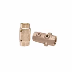 Check Valve, 1"FNPT Lead-Free Cast Bronze 400 psi 80BVFD Series Double Tap
