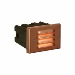 Wall Light, 2 W 2700K Integrated LED Powder Coated Bronze Metallic Stamped Copper Zoning