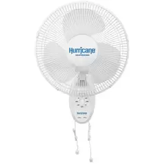 Hurricane Supreme Oscillating Wall Mount Fan 12 in (63/Plt)