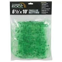 Grower's Edge Green Trellis Netting 6.5 ft x 10 ft (24/Cs)