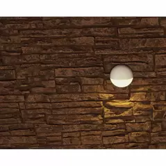 Wall Light, 2 W 2700K/3900K Integrated LED Powder Coated Bronze Metallic Die-Cast Aluminum/Brass Mollu Sque Series Zoning