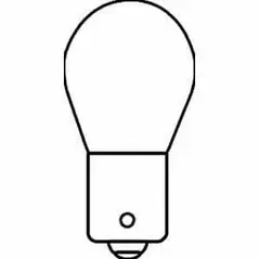 Miniature Lamp, 15.6 W Ba15s Single Contact Bayonet S8 99