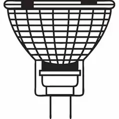 Lamp, 20 W GU5.3 MR-16 99 2950K Halogen Small with Lens 38 Degrees Flood
