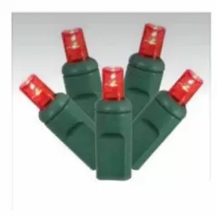 LED Light Set, 2.4 W per Set 26' Red Commercial Grade