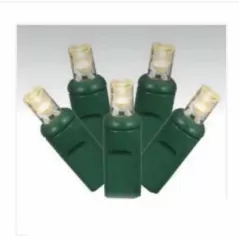 LED Light Set, 2.4 W per Set 26' Warm White Commercial Grade | LED-5MM-50-WW